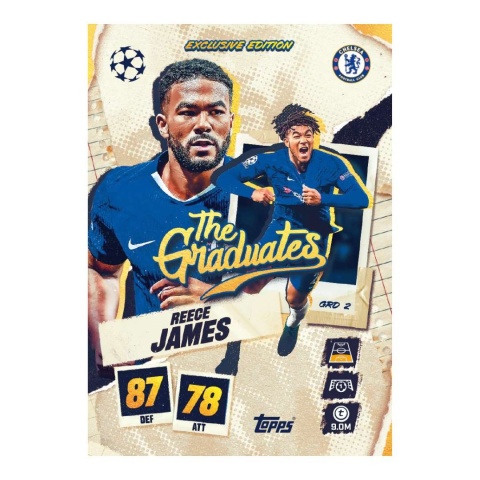 Reece James The Graduates Exclusive Edition Topps Match Attax 2025/26