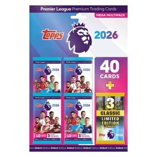 Mega Multipack - Topps Premier League 2026 - Karty piłkarskie