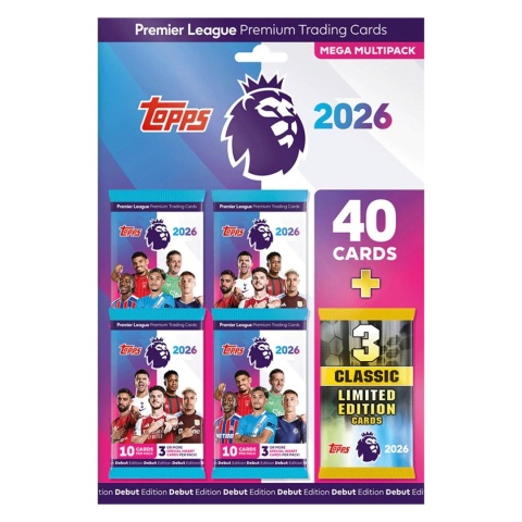 Mega Multipack Topps Premier League 2026