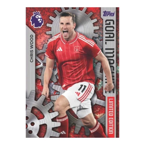 Chris Wood Goal Machine Limited Edition Topps Premier League 2026