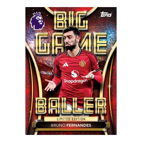 Bruno Fernandes Big Game Baller Limited Edition Topps Premier League 2026