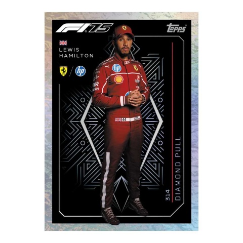 Diamond Pull Lewis Hamilton Topps Turbo Attax 2025