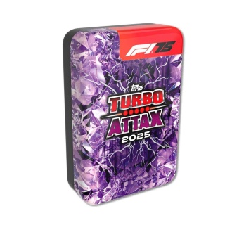 Mega Puszka Lightning Lids - Topps Turbo Attax 2025 - Karty F1