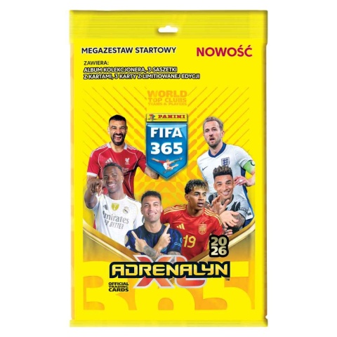 Megazestaw startowy Panini FIFA 365 Adrenalyn XL 2026