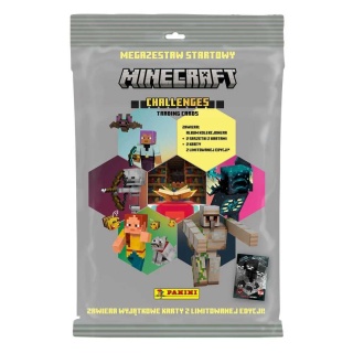 Megazestaw startowy - Panini Minecraft Challenges - Karty kolekcjonerskie