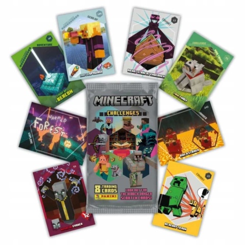 Saszetka z kartami Panini Minecraft Challenges