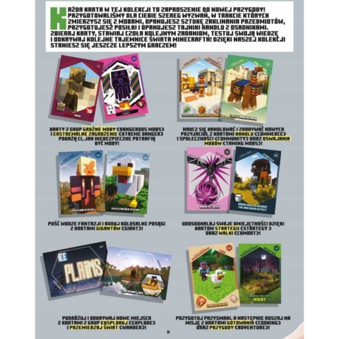 Kolekcja Panini Minecraft Challenges