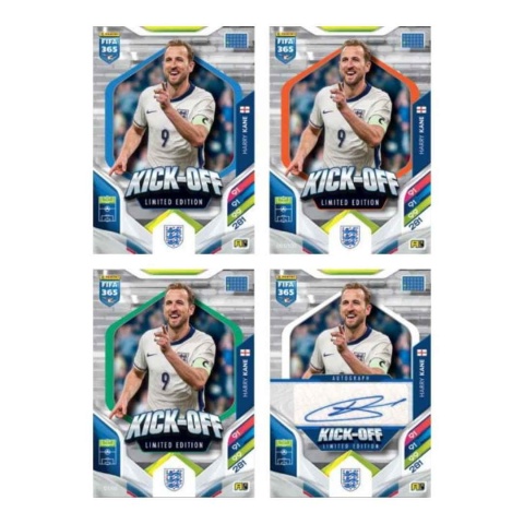 Harry Kane Parallel Autograf Multipack Kick Off Panini FIFA 365 Adrenalyn XL 2026