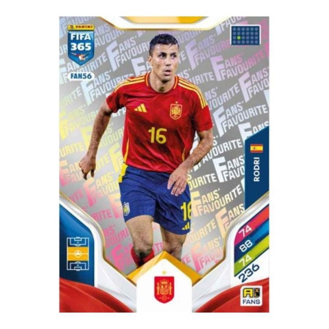 Rodri Fans Favourite Multipack Kick Off Panini FIFA 365 Adrenalyn XL 2026