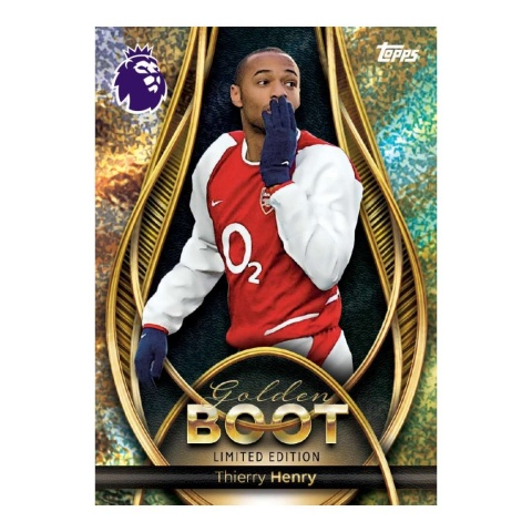 Thierry Henry Golden Boot Limited Edition Topps Premier league 2026