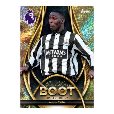 Andy Cole Golden Boot Limited Edition Topps Premier league 2026