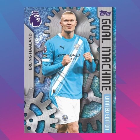 Topps Premier League 2026 Erling Haaland Goal Machine Topps Premier League 2026 Erling Haaland Goal Machine