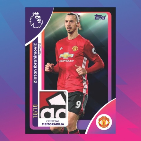 Topps Premier League 2026 Zlatan Ibrahimovic Relic Card Topps Premier League 2026 Zlatan Ibrahimovic Relic Card