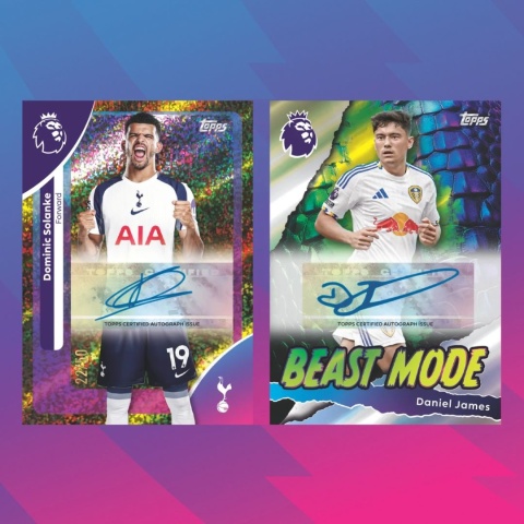 Topps Premier League 2026 Dominic Solanke Daniel James Autograph Topps Premier League 2026 Dominic Solanke Daniel James Autograph