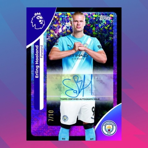 Topps Premier League 2026 Erling Haaland Autograf Parallel Topps Premier League 2026 Erling Haaland Autograf Parallel
