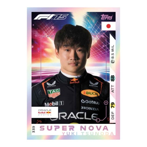 Super Nova Yuki Tsunoda Topps Turbo Attax 2025