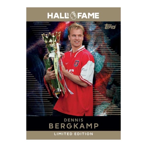 Dennis Bergkamp Limited Edition Hall of Fame Topps Premier League 2026