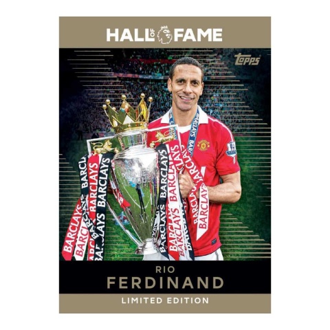 Rio Ferdinand Limited Edition Hall of Fame Topps Premier League 2026