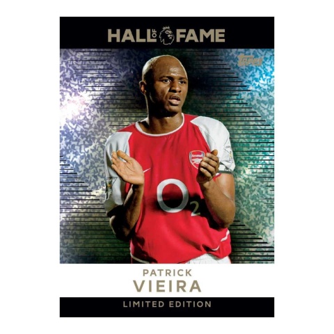 Patrick Vieira Limited Edition Hall of Fame Topps Premier League 2026