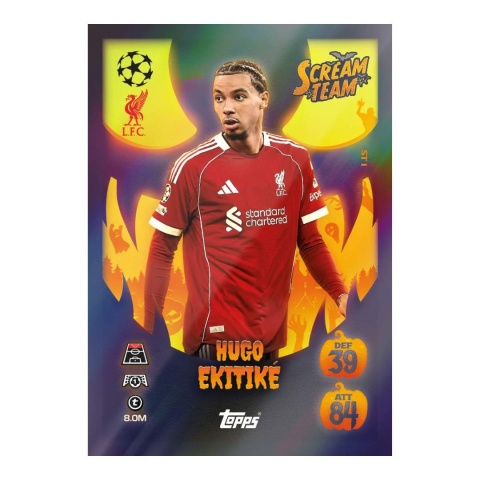 Hugo Ekitike Scream Team Topps Match Attax 2025/26