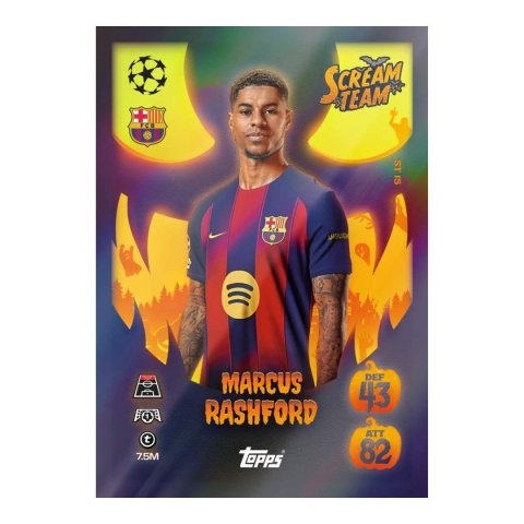 Marcus Rashford Scream Team Topps Match Attax 2025/26