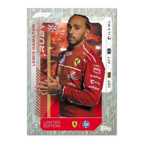 Karta Limited Edition Ruby Lewis Hamilton Topps Turbo Attax 2025