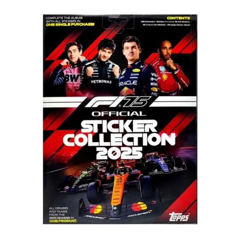 Album z naklejkami F1 Official Sticker Collection 2025