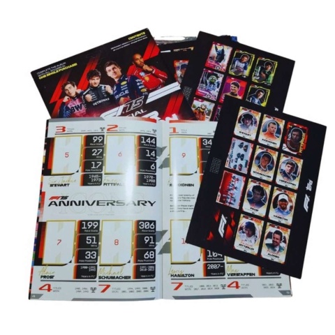 Naklejki z albumu F1 Official Sticker Collection 2025