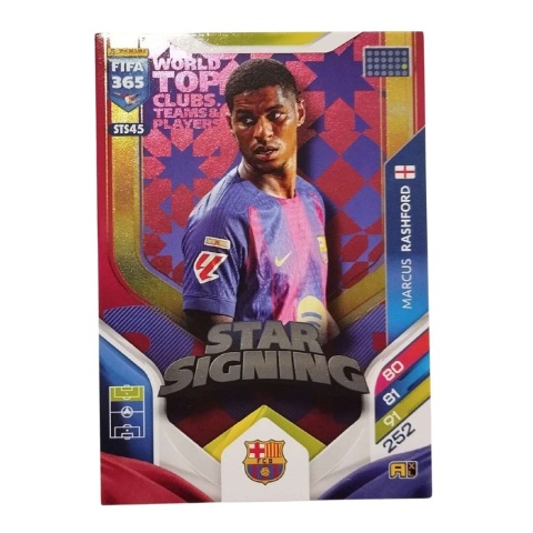 Marcus Rashford Star Signing Panini Fifa 365 2026 Adrenalyn XL
