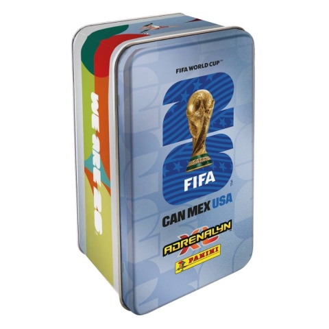 Duża puszka niebieska Panini FIFA World Cup 2026
