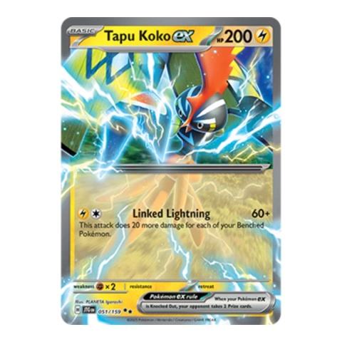 Tapu Koko ex Pokemon Journey Together