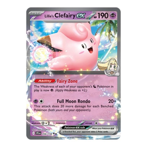 Lillie's Clefairy ex Pokemon Journey Together