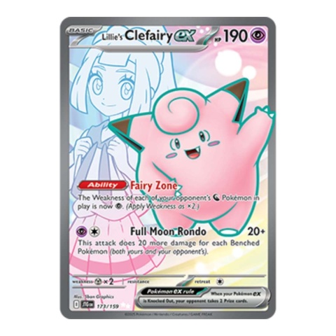 Lillie's Clefairy ex Pokemon Journey Together