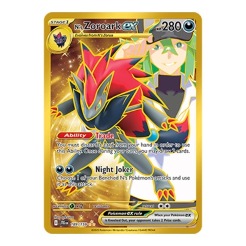 N's Zoroark ex Pokemon Journey Together