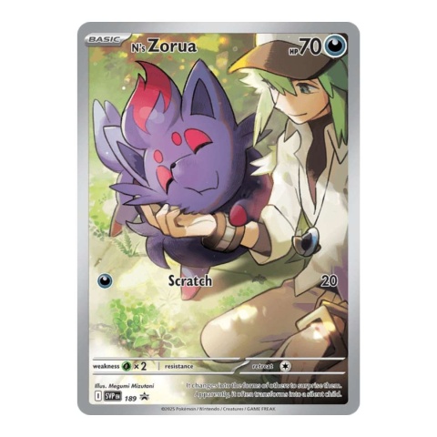 Karta Promo N's Zorua Pokemon Journey Together
