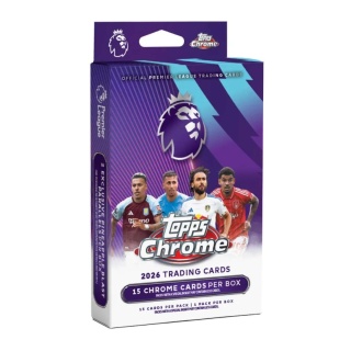 Hanger Box - Topps Chrome Premier League 2026 - Karty piłkarskie