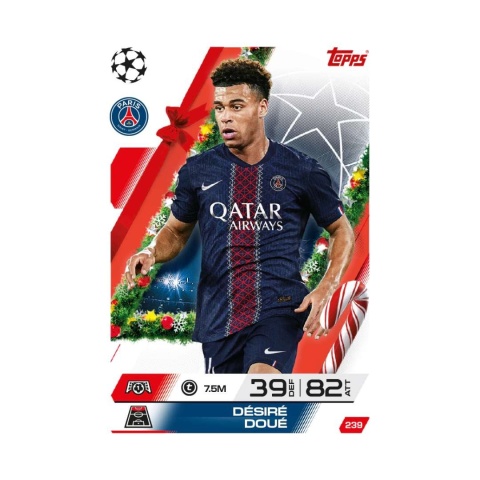 Desire Doue Topps Match Attax 2025/26 Festive Edition