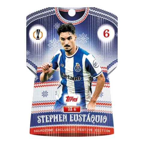 Stephen Eustaquio Squadzone Exclusive Festive Edition Topps Match Attax 2025/26