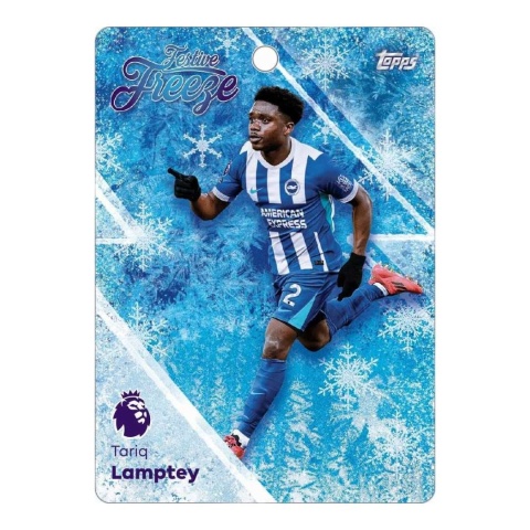 Tariq Lamptey Festive Freeze Topps Premier League 2026