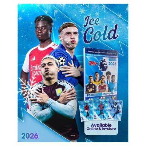 Kalendarz Adwentowy Topps Premier League 2026 Festive Freeze