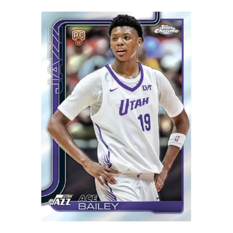 Ace Bailey RC Topps Chrome Basketball 2025/26