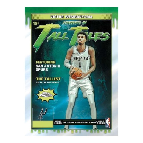 Victor Wembanyama Tall Tales Topps Chrome Basketball 2025/26