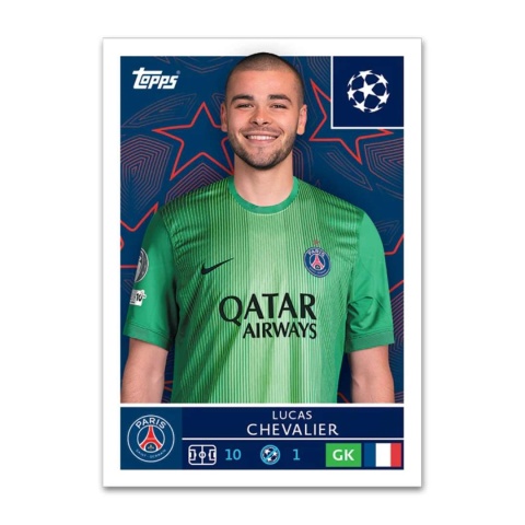 Lucas Chevalier Naklejka Topps Champions League 2025/2026