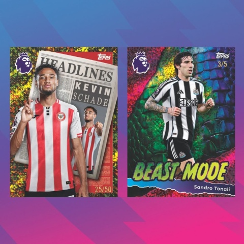 Topps Premier League 2026 Kevin Schade Headlines Sandro Tonali Beast Mode