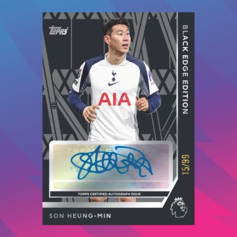 Topps Premier League 2026 Son-Heung Min Black Edge Edition Autograph
