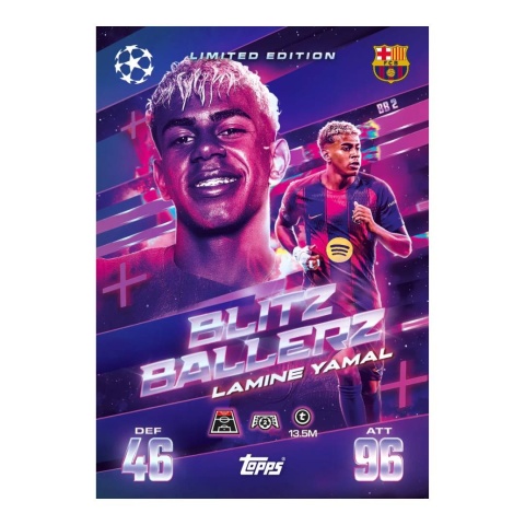 Mega Puszka Blitz Ballerz #3 - Topps Match Attax Extra 2025/26 - Karty piłkarskie