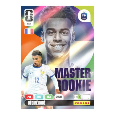 Desire Doue Master Rookie Panini FIFA World Cup 2026