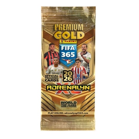 Saszetka Premium Gold Panini FIFA 365 Adrenalyn XL 2026