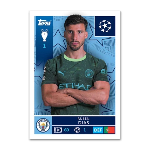 Naklejka Ruben Dias Topps Champions League 2025/2026