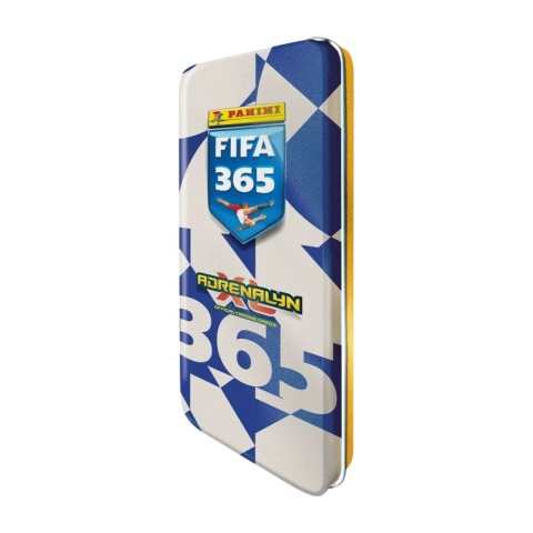 Puszka Pencil Tin Momentum biało-niebieska Panini FIFA 365 Adrenalyn XL 2026